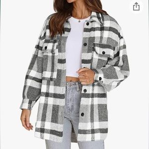 NWOT Beaully Flannel Plaid Jacket